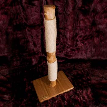 Large real wood cat scratch post