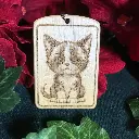 Tuxedo Cat Keyring