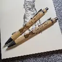 Crazy Cat Mum / Dad Bamboo Pens