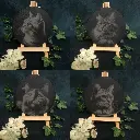 Dreamy Cats - Round Slate Coasters
