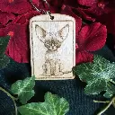 Devon Rex Cat Keyring