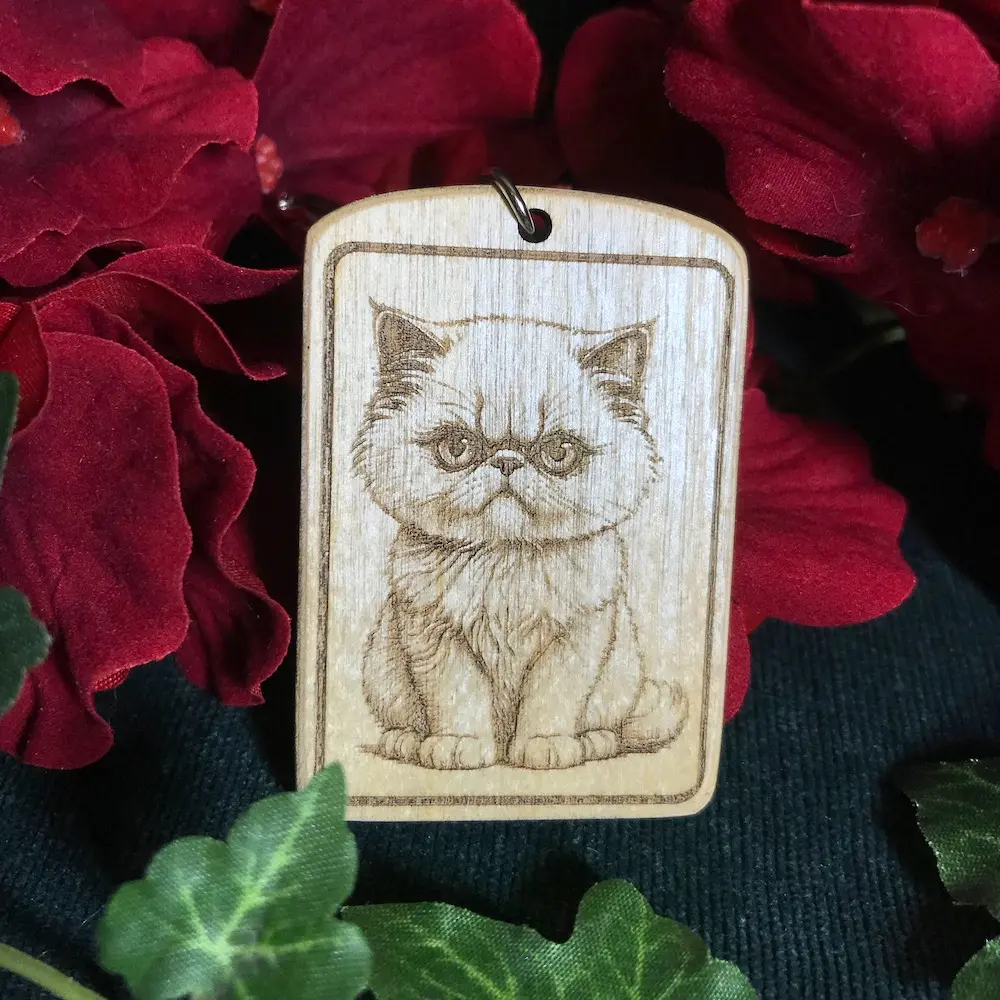 Persian Cat Keyring