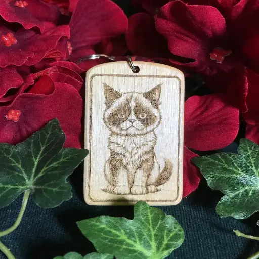 Ragdoll Cat Keyring