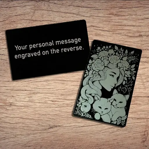 Cat Lady Wallet Card